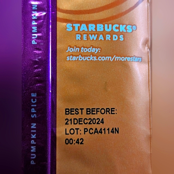 Oops! Drank It!!  17oz. Starbucks Limited Edition Pumpkin Spice Ground Coffee - Picture 4 of 7